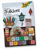 Folia - Max Bringmann Blok s motivem FOLKLÓR - 270 g/m2 a 80 g/m2, 26 listů, 24 x 34 cm