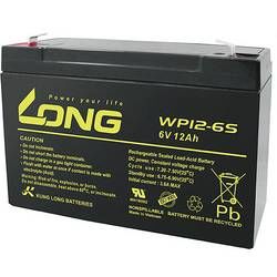 Olověný akumulátor Long WP12-6S WP12-6S, 12 Ah, 6 V