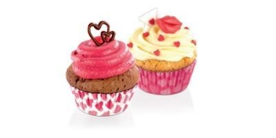 Cukrářské košíčky DELÍCIA ø 6 cm, 60 ks, srdíčka