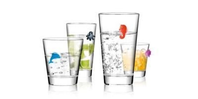 Značky na sklenice myDRINK, 12 ks, ocean