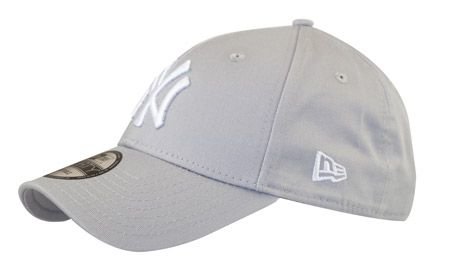 Kšiltovka New Era 9Forty League Basic MLB New York Yankees Grey/White