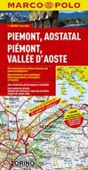 Itálie - Piemont,Aostata/mapa - neuveden