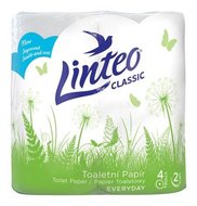 Linteo Satin Soft and Resistant toaletní papír bílý 2 vrstvý 200 útržků 4 kusy