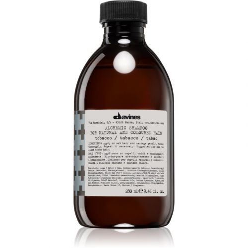 Davines Alchemic Tobacco hydratační šampon pro zvýraznění barvy vlasů 280 ml