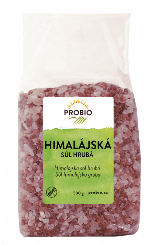 PRO-BIO obchod.spol. s r.o. Sůl himalajská hrubá 500 g Probio