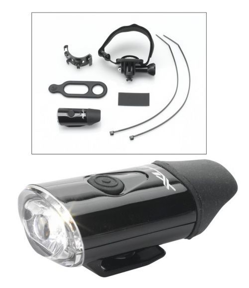 osvětlení na přilbu XLC CL-F23 černé