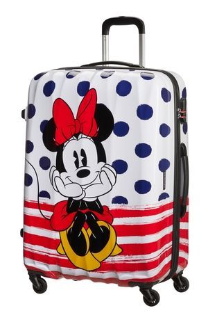 AT Kufr dětský Legends Disney Spinner 75/31 Minnie Blue Dots, 52 x 31 x 75 (64480/9071)