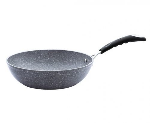 Wok s mramorovým povrchem 28 cm Gray Stone Touch Line BERLINGERHAUS BH-1159