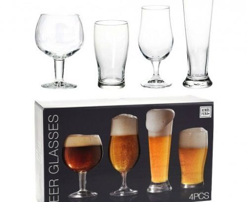 Sklenice na pivo sada 4 ks