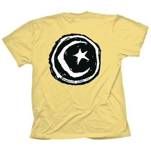 triko FOUNDATION - Fs Star And Moon Tee Banana (BANANA) velikost: M