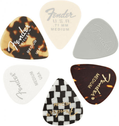 Fender 351 Shape  Material Medley  Medium - 3ks