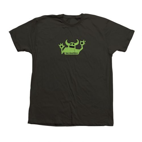 triko TOY MACHINE - Tm Og Monster 90S Tee Black (BLACK) velikost: S