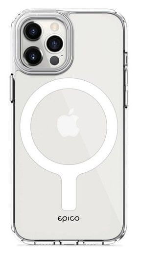EPICO Hero Magnetic - Magsafe Compatible Case iPhone 13 60310101000001, transparentní