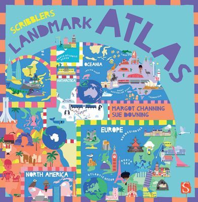 Scribblers' Landmark Atlas (Channing Margot)(Board book)