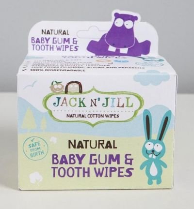 Dětské vlhčené ubrousky na dásně Jack n' Jill - 25 ks