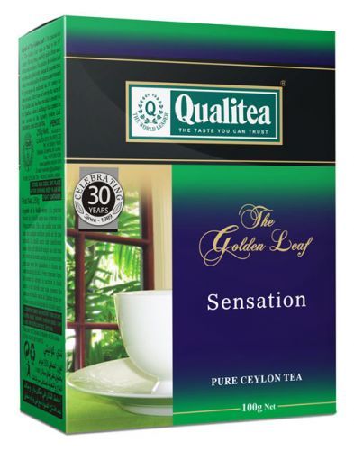 Qualitea (čaj) Golden Leaf Sensation - černý čaj sypaný velkolistý 100g Qualitea