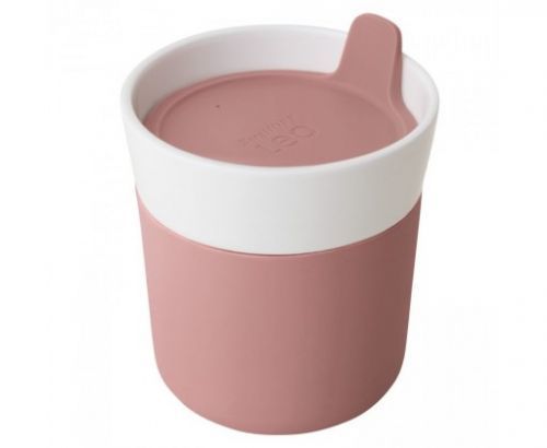 Termohrnek porcelánový s měkčeným úchopem LEO 250 ml