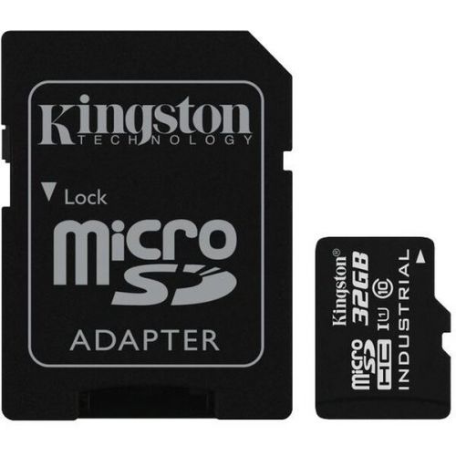 Kingston microSDHC Industrial 32GB 90MB/s UHS-I + SD adaptér