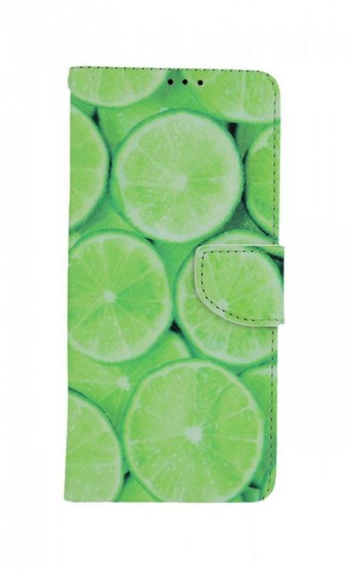 Pouzdro TopQ Xiaomi Redmi Note 10 knížkové Limetky 59889