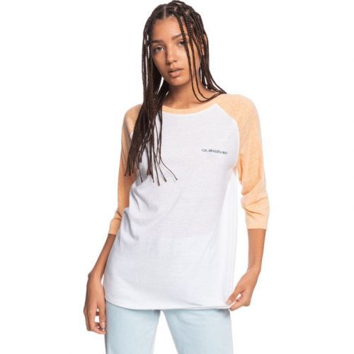 TRIKO QUIKSILVER STANDARD RAGLAN 3/4 WMS - bílá - L