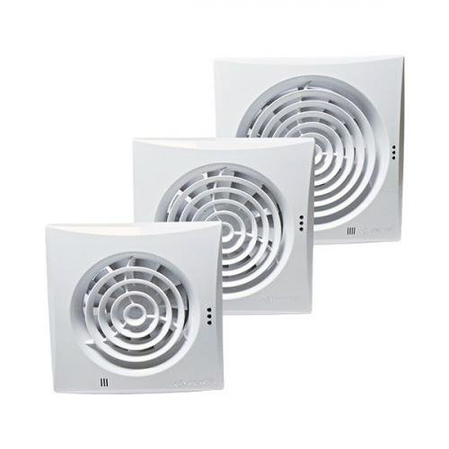 VENTS 100 QUIET T ventilátor - časový doběh, kuličková ložiska, IP45, tichý chod 100mm