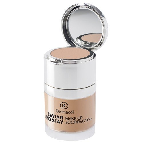 Dermacol Dlouhotrvající make-up s výtažky z kaviáru a zdokonalovací korektor (Caviar Long Stay Make-Up & Corrector) 30 ml 2 Fair