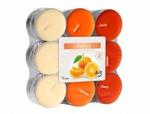 Nohelgarden Svíčka čajová POMERANČ vonná 18ks