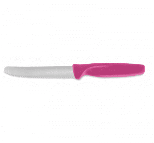 Nůž na zeleninu Create Wüsthof zoubkovaný růžový 10 cm