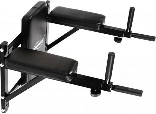 Physionics Nástěnná posilovací bradla - černá