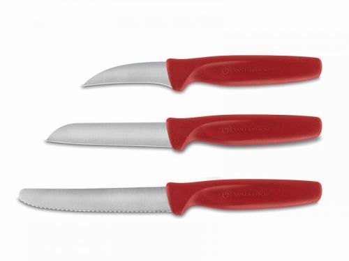 Sada nožů na zeleninu Create Wüsthof červené 3 ks