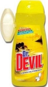 Dr. Devil Lemon Wc gel 400 ml + koš