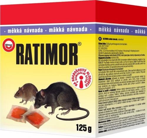 Ratimor měkká návnada na hubení hlodavců 125 g