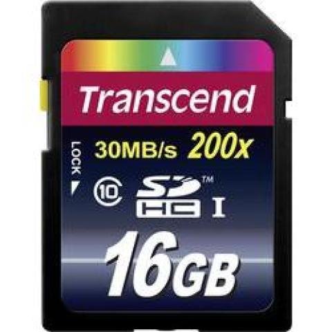 Paměťová karta SDHC 16 GB Transcend Premium Class 10