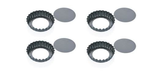 TESCOMA forma s vlnitým okrajem a odnímatelným dnem DELÍCIA ø 10 cm, 4 ks