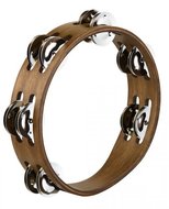 Meinl CTA2WB Compact Wood Tambourine, Stainless Steel 8