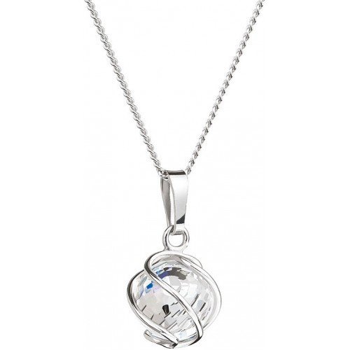 Preciosa Náhrdelník Romantic Beads Crystal AB 6715 42 stříbro 925/1000