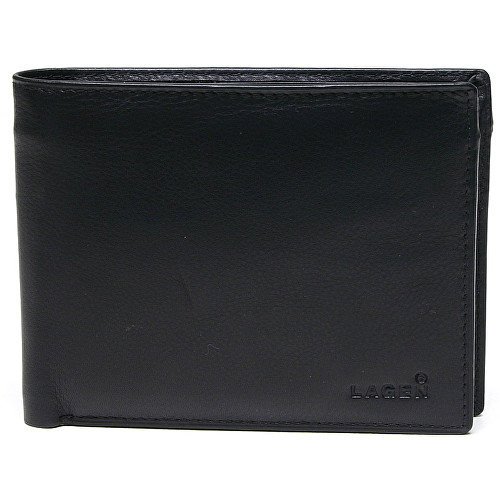 Lagen Pánská kožená peněženka Black W-8053