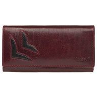 Lagen Dámská vínová kožená peněženka W/B 6011/T