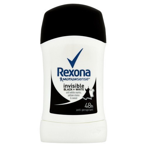 Rexona Tuhý deodorant Motionsense Invisible Black+White 40 ml
