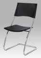Jídelní židle plastová B161 BK chromová / černá Autronic