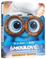 Šmoulové: Zapomenutá vesnice steelbook (BD + DVD)   - Blu-ray