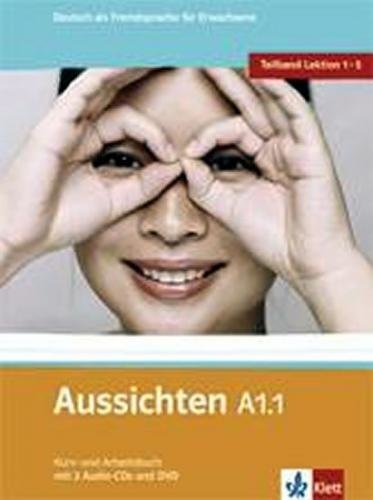 Hosni a kolektiv L. Ros-El: Aussichten A1.1 Kurs-und Arbeitsbuch + CD + DVD