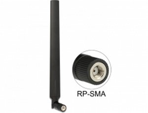 Delock WLAN anténa RP-SMA 802.11 ac/a/h/b/g/n 4 - 7 dBi všesměrová
