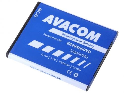 Náhradní baterie AVACOM Baterie do mobilu Samsung Li-Ion 3,7V 1500mAh pro S5820 (náhrada EB484659VU)