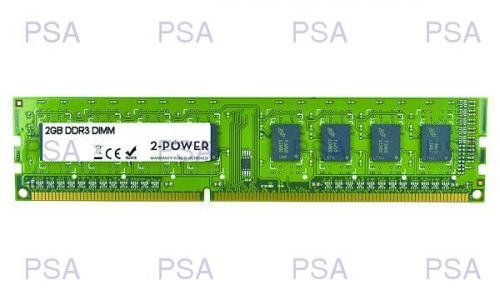 2-Power 2GB DDR3 1333MHz DR DIMM ( DOŽIVOTNÍ ZÁRUKA )