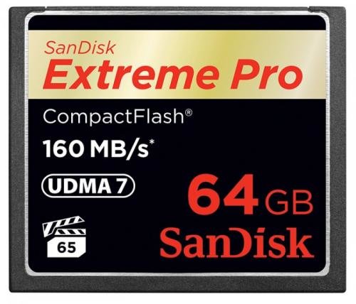 SanDisk Compact Flash 64GB Extreme Pro 160 MB/s