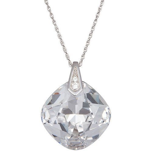 Preciosa Náhrdelník s čirým krystalem Brilliant Rose 6011 00 stříbro 925/1000