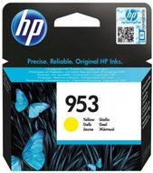 HP 953 žlutá originální inkoustová kazeta (F6U14AE)