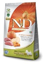 N&D GF Pumpkin DOG Adult Mini Boar & Apple 800g