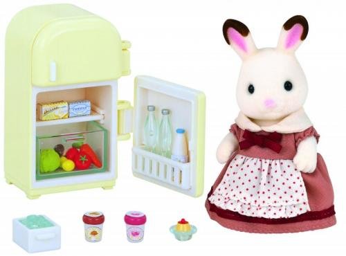 Sylvanian Families Nábytek chocolate králíků - mamka u ledničky 2202